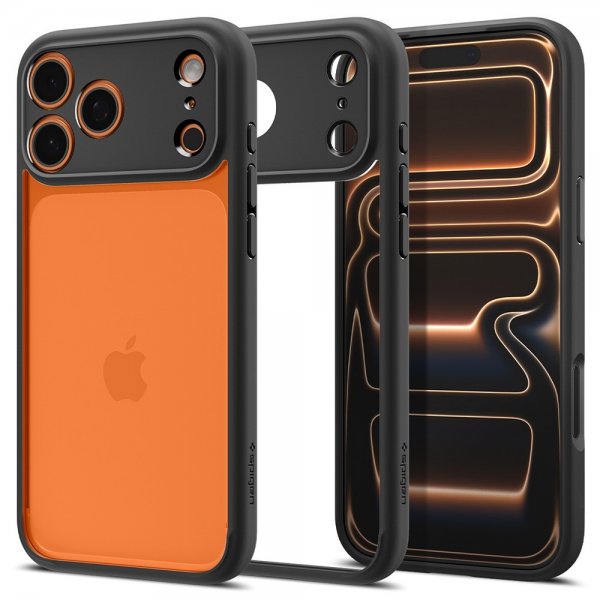 Spigen iPhone 17 Pro Deksel Ultra Hybrid Matte Black