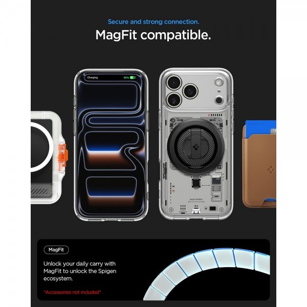 Spigen iPhone 17 Pro Deksel Ultra Hybrid Neo One MagFit