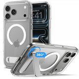 Spigen iPhone 17 Pro Deksel Ultra Hybrid S MagFit Clear White