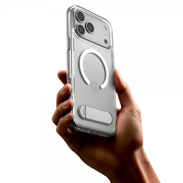 Spigen iPhone 17 Pro Deksel Ultra Hybrid S MagFit Clear White