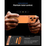 Spigen iPhone 17 Pro Deksel Ultra Hybrid T MagFit Glossy Orange
