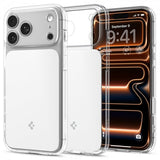 Spigen iPhone 17 Pro Deksel Ultra Hybrid T MagFit Glossy White