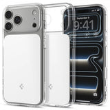 Spigen iPhone 17 Pro Deksel Ultra Hybrid T MagFit Glossy White