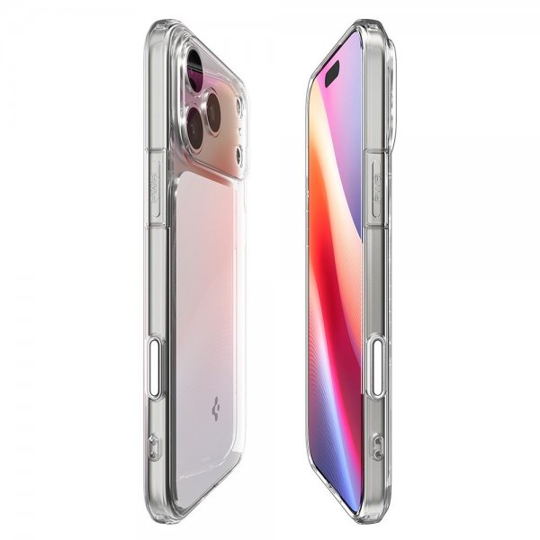 Spigen iPhone 17 Pro Deksel Ultra Hybrid T MagFit Glossy White