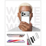 Spigen iPhone 17 Pro Deksel Ultra Hybrid T MagFit Glossy White