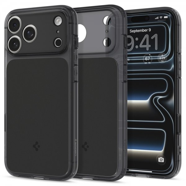 Spigen iPhone 17 Pro Deksel Ultra Hybrid T MagFit Matte Black