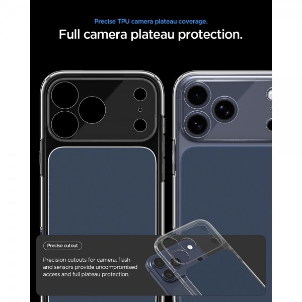 Spigen iPhone 17 Pro Deksel Ultra Hybrid T MagFit Matte Blue