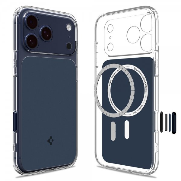 Spigen iPhone 17 Pro Deksel Ultra Hybrid T MagFit Matte Blue