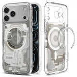 Spigen iPhone 17 Pro Deksel Ultra Hybrid Zero One MagFit Natural Titanium