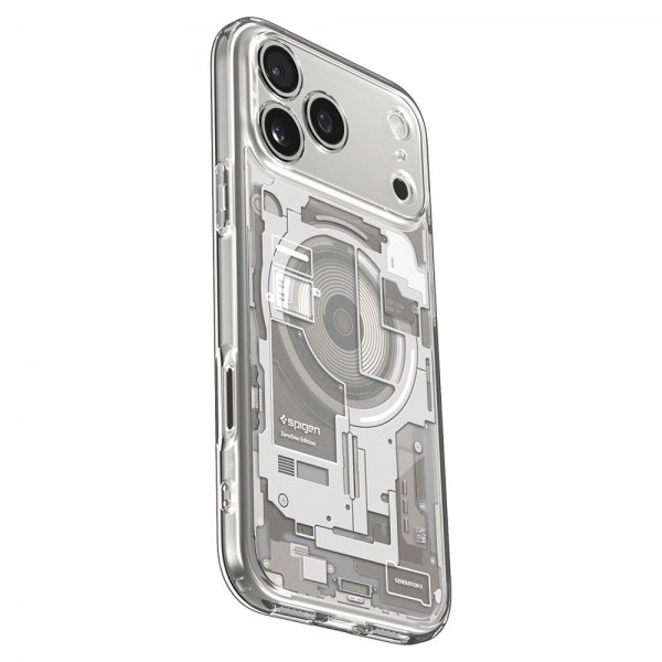 Spigen iPhone 17 Pro Deksel Ultra Hybrid Zero One MagFit Natural Titanium