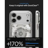 Spigen iPhone 17 Pro Deksel Ultra Hybrid Zero One MagFit Natural Titanium