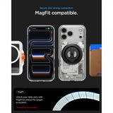 Spigen iPhone 17 Pro Deksel Ultra Hybrid Zero One MagFit Natural Titanium