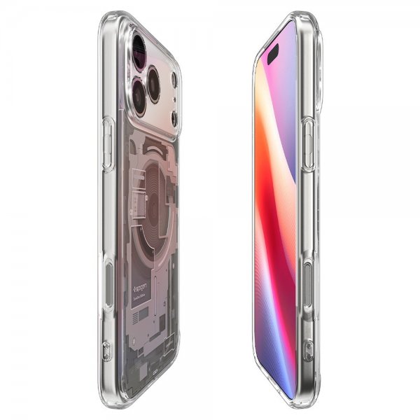 Spigen iPhone 17 Pro Deksel Ultra Hybrid Zero One MagFit Natural Titanium