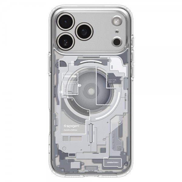 Spigen iPhone 17 Pro Deksel Ultra Hybrid Zero One MagFit Hvit