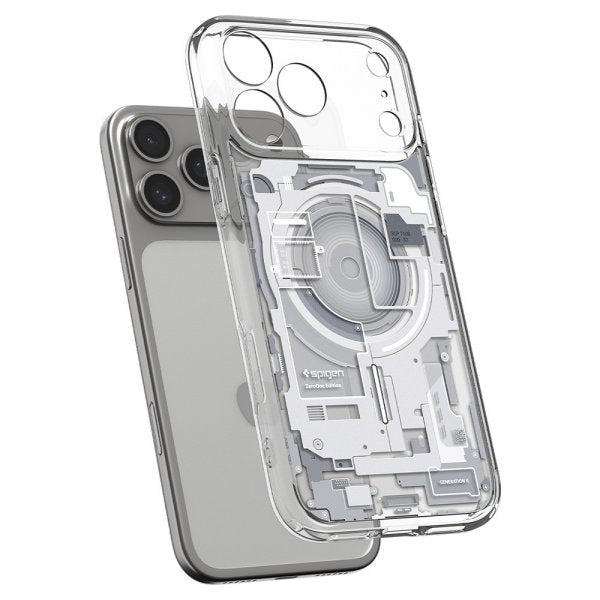 Spigen iPhone 17 Pro Deksel Ultra Hybrid Zero One MagFit Hvit
