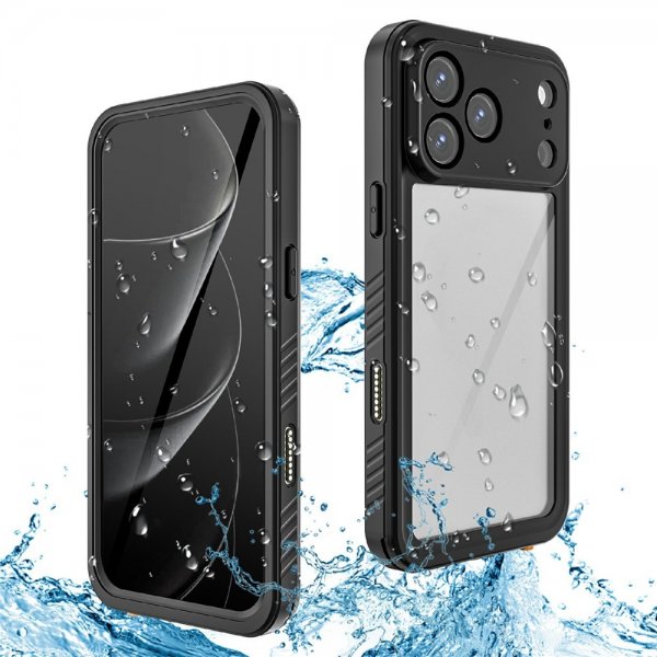 Redpepper iPhone 17 Pro Deksel Vanntett IP68 Svart