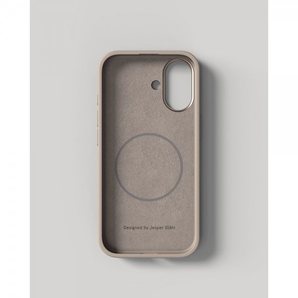 Nudient iPhone 17 Deksel Bold Case MagSafe Linen Beige