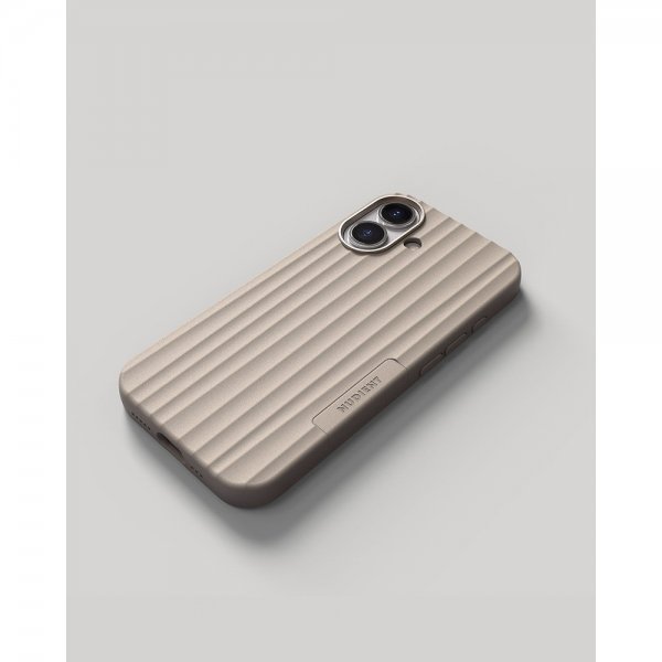 Nudient iPhone 17 Deksel Bold Case MagSafe Linen Beige