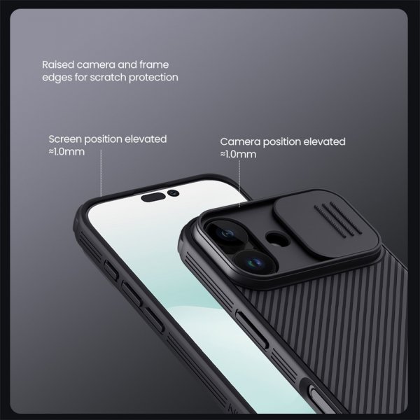 Nillkin iPhone 17 Deksel CamShield Pro MagSafe Svart