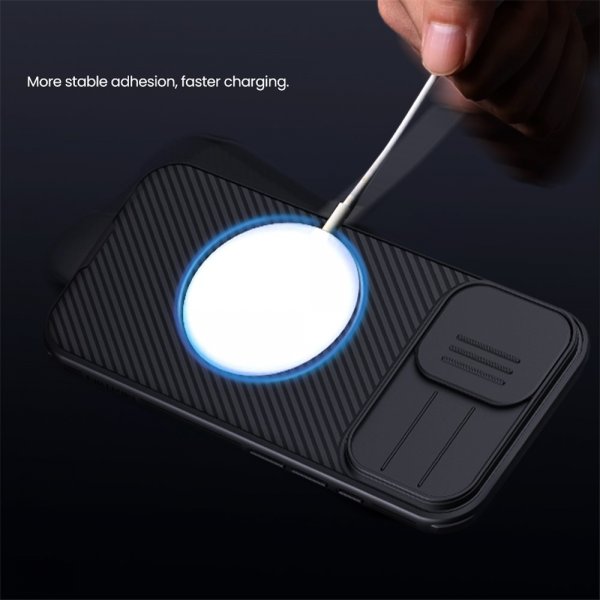 Nillkin iPhone 17 Deksel CamShield Pro MagSafe Svart