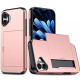 iPhone 17 Deksel Card Slide Rosegull