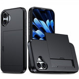 iPhone 17 Deksel Card Slide Svart