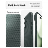 Spigen iPhone 17 Deksel Liquid Air Abyss Green