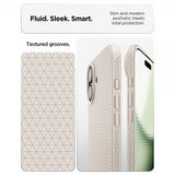 Spigen iPhone 17 Deksel Liquid Air Natural Titanium