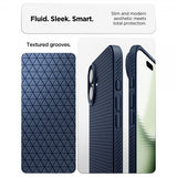 Spigen iPhone 17 Deksel Liquid Air Navy Blue