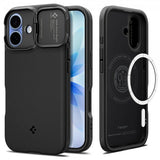 Spigen iPhone 17 Deksel Optik Armor MagFit Svart