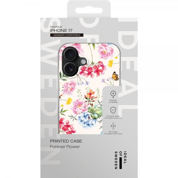 Ideal of Sweden iPhone 17 Deksel Printed Case MagSafe Forever Flower