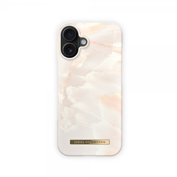 Ideal of Sweden iPhone 17 Deksel Printed Case MagSafe Rose Pearl Marble