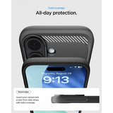 Spigen iPhone 17 Deksel Rugged Armor MagFit Matte Black