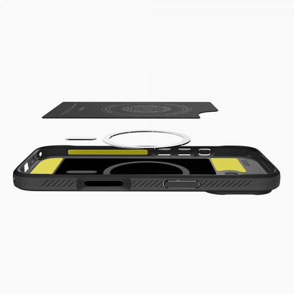 Spigen iPhone 17 Deksel Rugged Armor MagFit Matte Black
