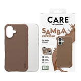 CARE by PanzerGlass iPhone 17 Deksel Samba MagSafe Espresso