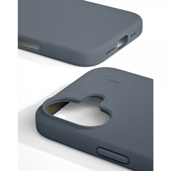 Ideal of Sweden iPhone 17 Deksel Silicone Case MagSafe Midnight Blue