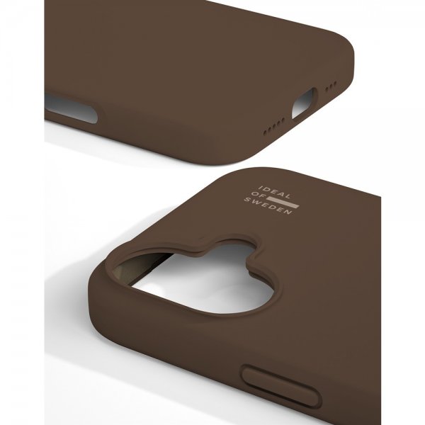 Ideal of Sweden iPhone 17 Deksel Silicone Case MagSafe Mocha Mousse