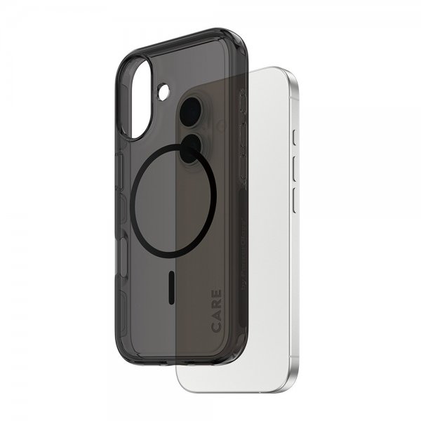 CARE by PanzerGlass iPhone 17 Deksel Smokey MagSafe Svart