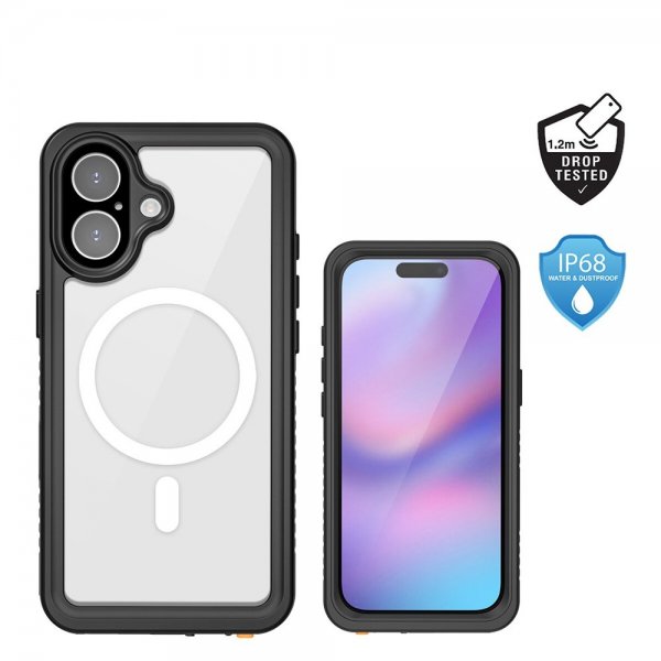 4smarts iPhone 17 Deksel Stark IP68 MagSafe Svart
