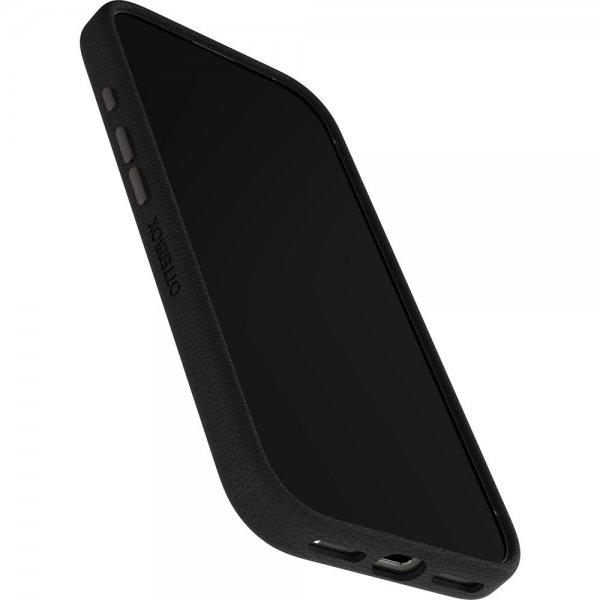 Otterbox iPhone 17 Deksel Symmetry Cactus Leather MagSafe Noir Ash