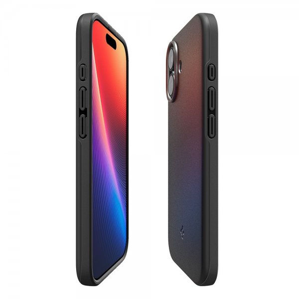 Spigen iPhone 17 Deksel Thin Fit MagFit Svart