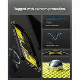 Spigen iPhone 17 Deksel Tough Armor T MagFit Gunmetal