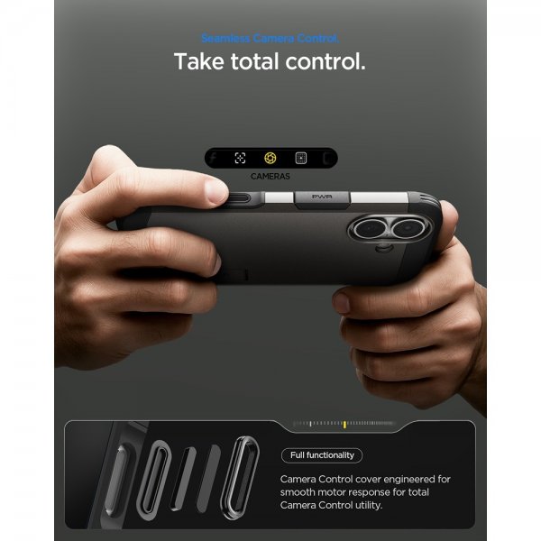 Spigen iPhone 17 Deksel Tough Armor T MagFit Gunmetal
