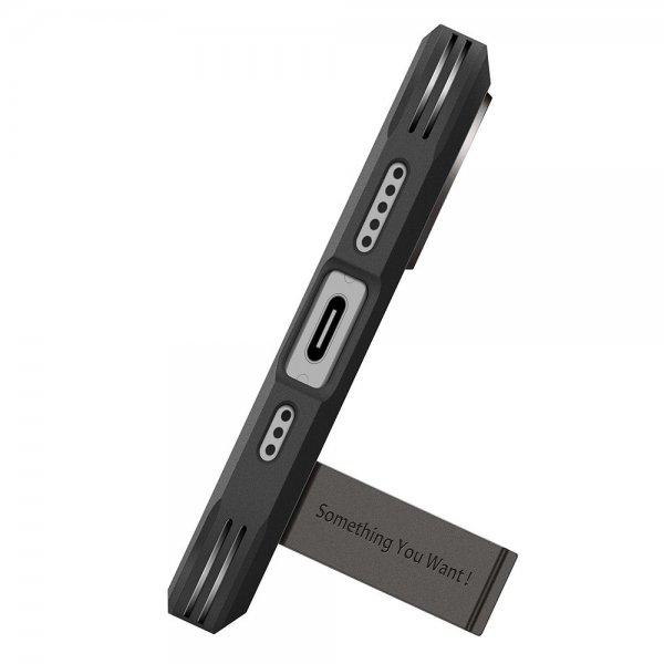 Spigen iPhone 17 Deksel Tough Armor T MagFit Gunmetal