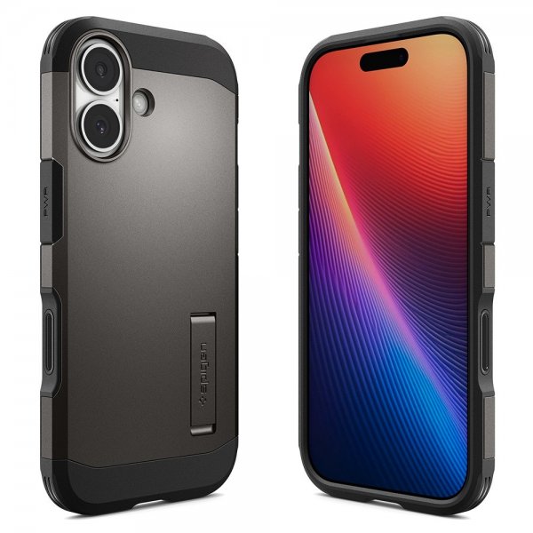 Spigen iPhone 17 Deksel Tough Armor T MagFit Gunmetal