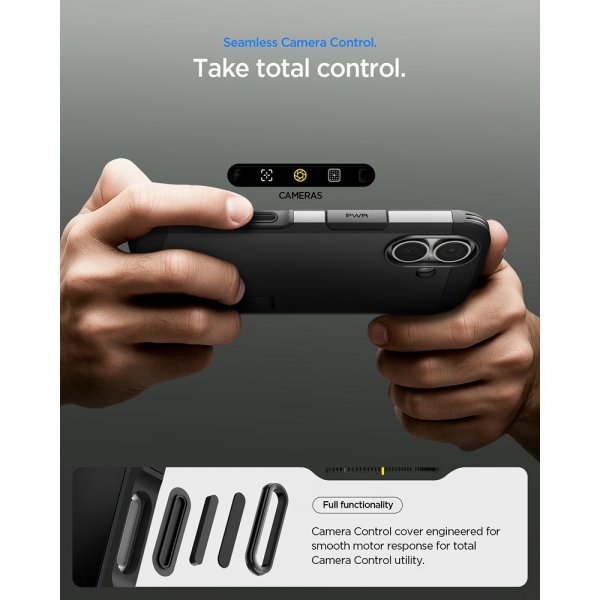 Spigen iPhone 17 Deksel Tough Armor T MagFit Svart