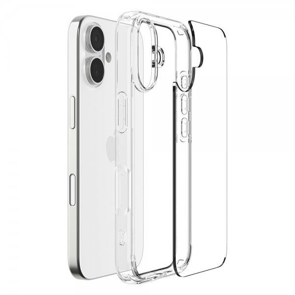Spigen iPhone 17 Deksel Ultra Hybrid Crystal Clear