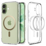 Spigen iPhone 17 Deksel Ultra Hybrid MagFit Clear Gold