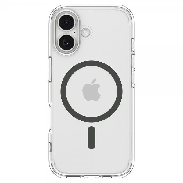 Spigen iPhone 17 Deksel Ultra Hybrid MagFit Clear Graphite