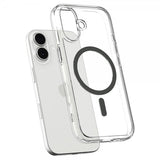 Spigen iPhone 17 Deksel Ultra Hybrid MagFit Clear Graphite